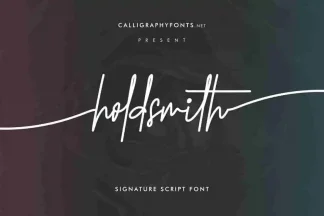Holdsmith-font