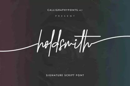 Holdsmith-font
