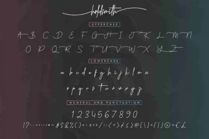 Holdsmith-font