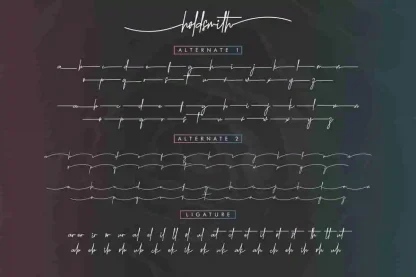 Holdsmith-font