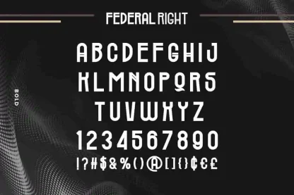 Federal Right Font - Image 8