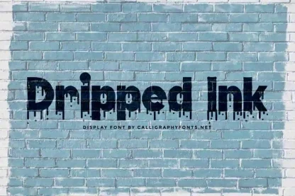 Dripped Ink