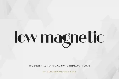 Low Magnetic