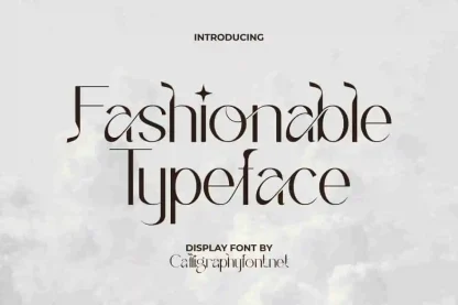 Fashionable Typeface
