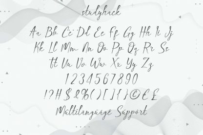 Studyhack Calligraphy Font - Image 3