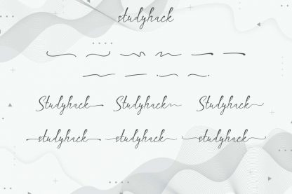 Studyhack Calligraphy Font - Image 7