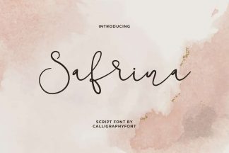 Safrina Script Font