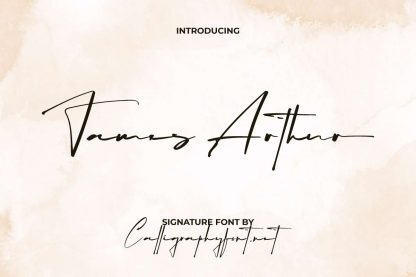 James Arthur Font - Image 9