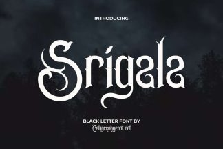 Srigala Blackletter Font