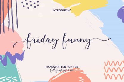 Friday Funny Font