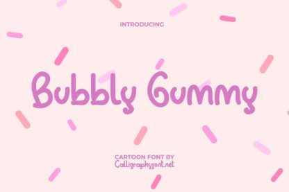 Bubbly Gummy Font