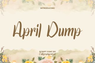 April Dump Font