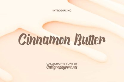 Cinnamon Butter Font