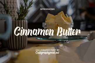 Cinnamon Butter Font
