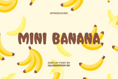 Mini Banana Font