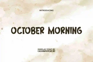 October Morning