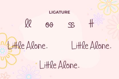 Little Alone Font - Image 6