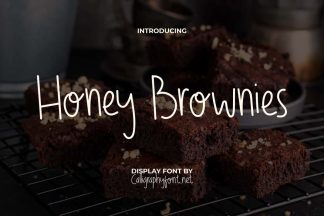 Honey Brownies Font