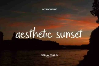 Aesthetic Sunset