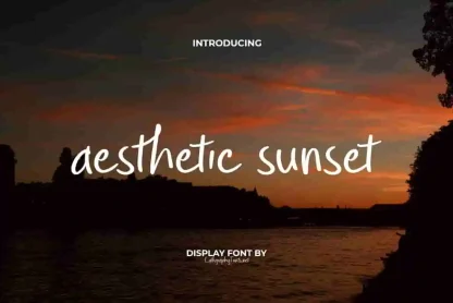 Aesthetic Sunset