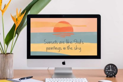 Aesthetic Sunset Font - Image 3