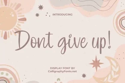 Dont Give Up