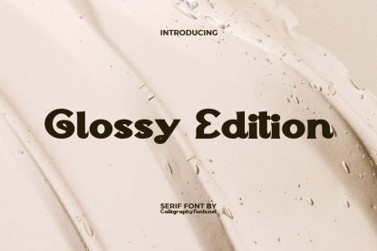 Glossy Edition Font - Image 9