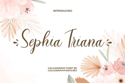 Sephia Triana Font