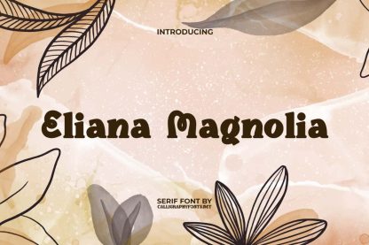 Eliana Magnolia Font - Image 9