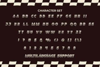 Racing Cartoon Font - Image 5