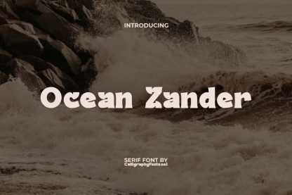 Ocean Zander Font - Image 9