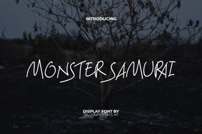 Monster Samurai Font