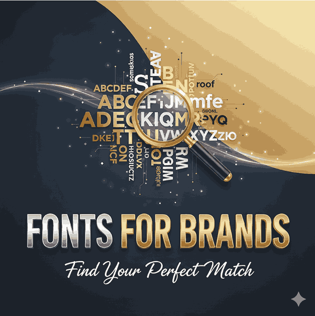 Display fonts for logos