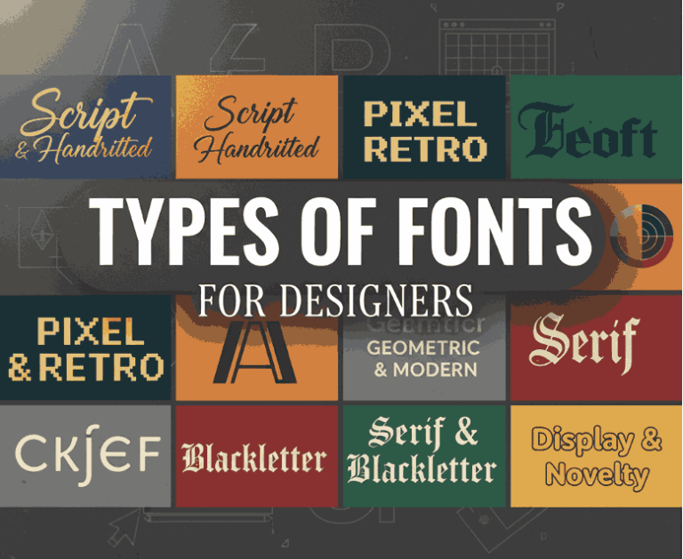 Types of Fonts for Designers: Complete Guide