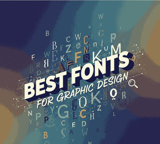 Fonts for graphic design