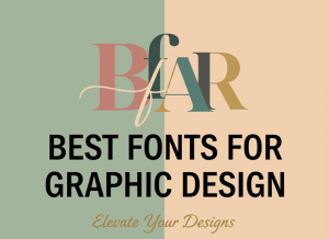 Fonts for graphic design