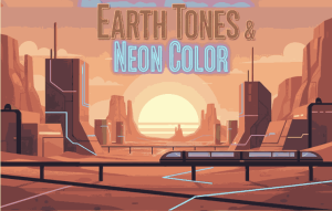 Earth Tones & Neon Color
