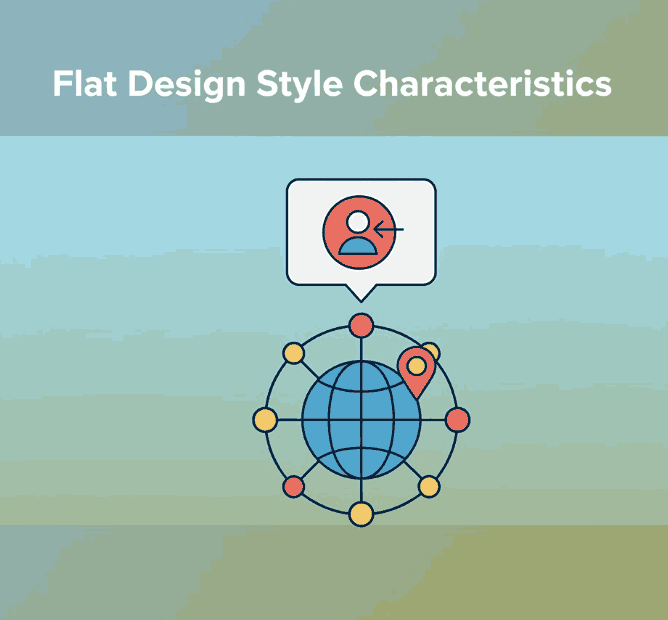 Flat Design Style Characteristics