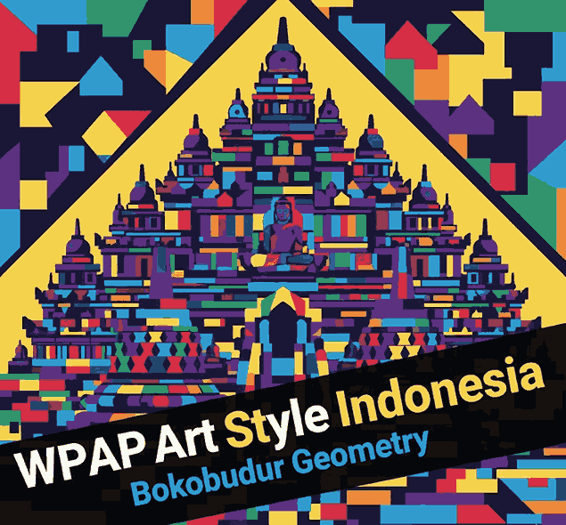 WPAP Art Style Indonesia