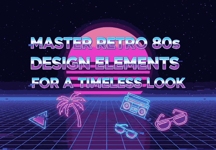 Retro 80s Design Elements