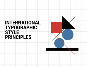 International Typographic Style Principles