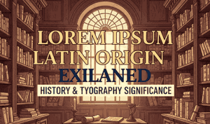 Lorem Ipsum Latin Origin