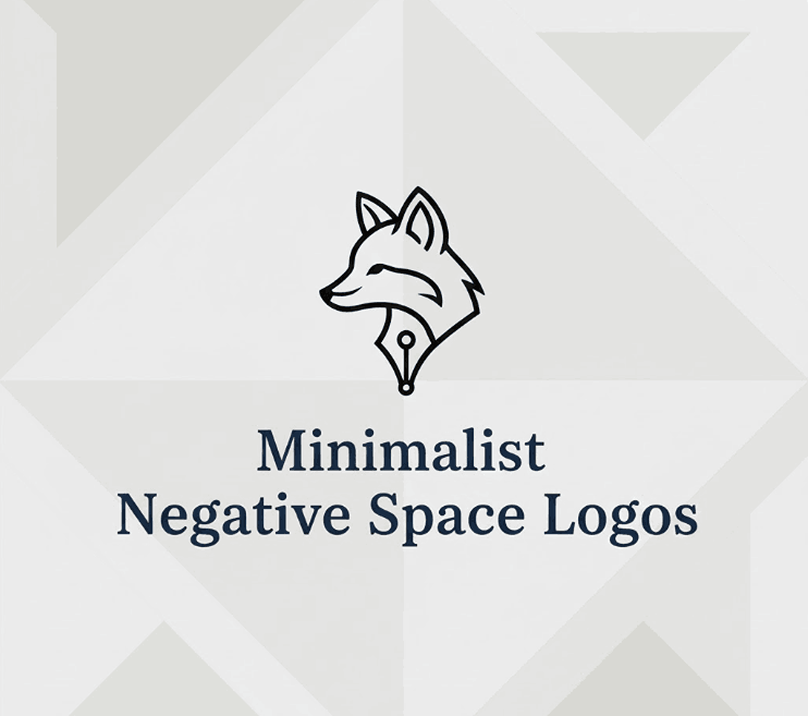 Minimalist Negative Space Logos